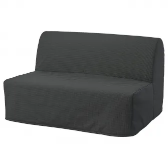 IKEA LYCKSELE LÖVÅS Canapea extensibila 2 locuri, Vansbro gri inchis
