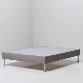 IKEA LYNGÖR Baza saltea cu picioare, gri inchis, 140x200 cm