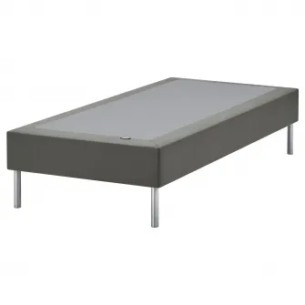 IKEA LYNGÖR Baza saltea cu picioare, gri inchis, 90x200 cm