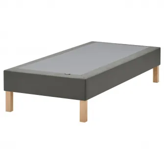 IKEA LYNGÖR Baza saltea cu picioare, gri inchis, 90x200 cm