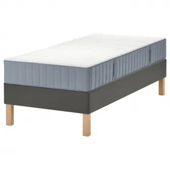 IKEA LYNGÖR Pat, Valevåg ferma/bleu gri inchis, 90x200 cm