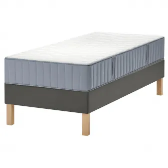 IKEA LYNGÖR Pat, Vågstranda extra ferma/bleu gri inchis, 90x200 cm