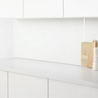 IKEA LYSEKIL Sina panou perete, aluminiu, 120 cm