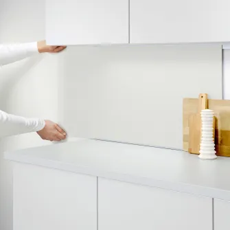 IKEA LYSEKIL Sina panou perete, aluminiu, 120 cm