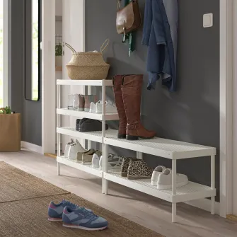 IKEA MACKAPÄR Suport pantofi, alb, 78x32x40 cm