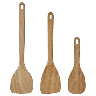 IKEA MAJFISK Set 3 ustensile bucatarie, acacia
