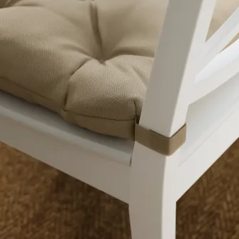 IKEA MALINDA Perna scaun, bej, 40/35x38x7 cm