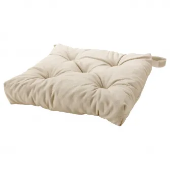 IKEA MALINDA Perna scaun, bej deschis, 40/35x38x7 cm
