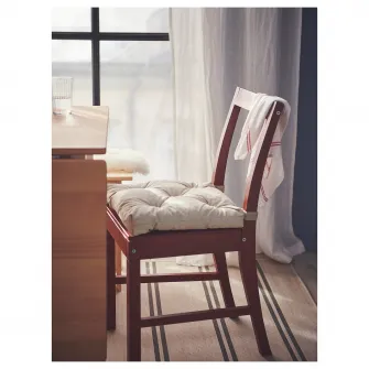 IKEA MALINDA Perna scaun, bej deschis, 40/35x38x7 cm