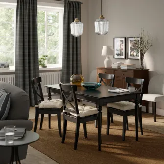 IKEA MALINDA Perna scaun, bej deschis, 40/35x38x7 cm