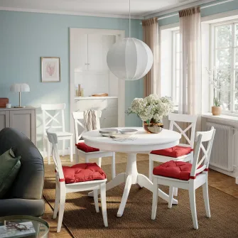 IKEA MALINDA Perna scaun, rosu inchis, 40/35x38x7 cm