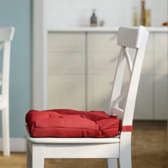 IKEA MALINDA Perna scaun, rosu inchis, 40/35x38x7 cm