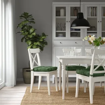 IKEA MALINDA Perna scaun, verde, 40/35x38x7 cm