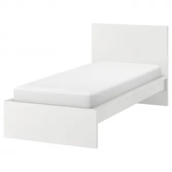 IKEA MALM Cadru pat inalt, alb, 90x200 cm