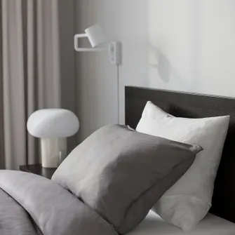 IKEA MALM Cadru pat inalt, negru-maro, 90x200 cm