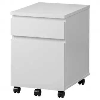 IKEA MALM Comoda cu rotile, alb, 42x59 cm