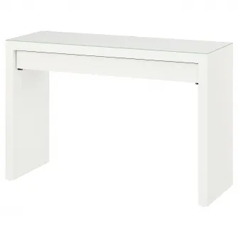 IKEA MALM Masuta de toaleta, alb, 120x41 cm