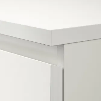 IKEA MALM Comoda 2 sertare, alb, 40x55 cm
