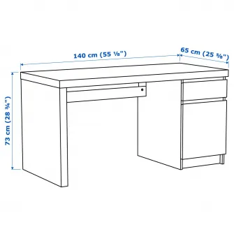 IKEA MALM/MILLBERGET / BILLY/OXBERG Birou si ansamblu depozitare, +scaun rotativ alb/bej