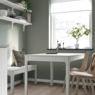 IKEA MALÖRTSMOTT Perna scaun, alb, 32 cm