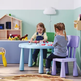 IKEA MAMMUT Scaun pentru copii, interior/exterior/lila