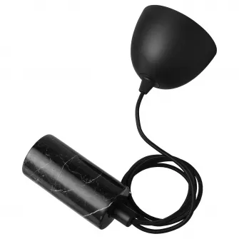 IKEA MARKFROST Set cablaj lampa, marmura negru, 1.8 m