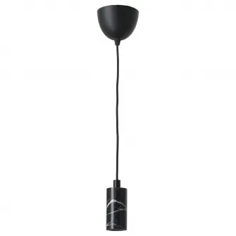 IKEA MARKFROST Set cablaj lampa, marmura negru, 1.8 m