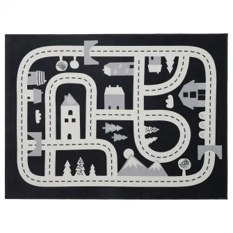 IKEA MARKKRYPARE Covor, gri inchis, 74x100 cm