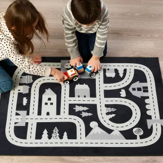 IKEA MARKKRYPARE Covor, gri inchis, 74x100 cm