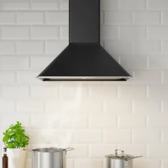 IKEA MATTRADITION Hota perete, negru, 60 cm