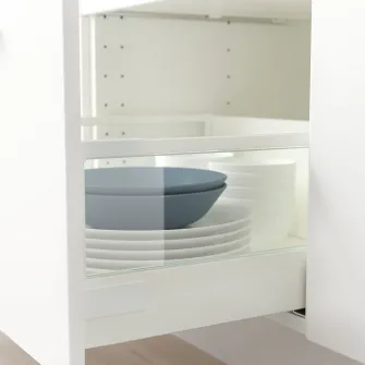 IKEA MAXIMERA Unitate suplimentara sertar, inalta, sticla, 37 cm