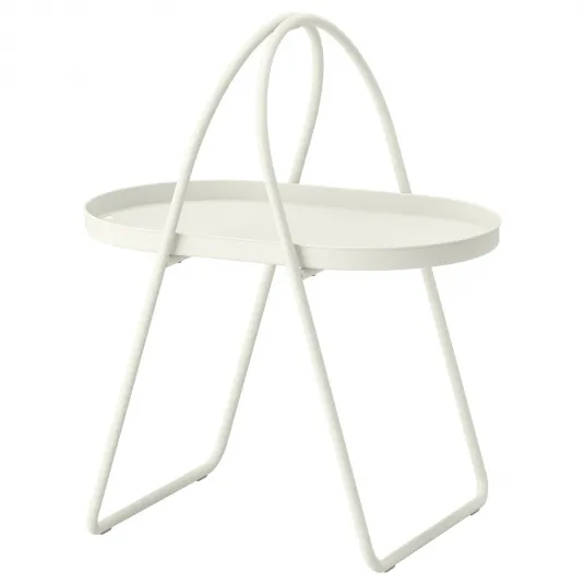IKEA MÅBÄRSSKÄR Masuta cafea, exterior interior/alb, 61x41 cm