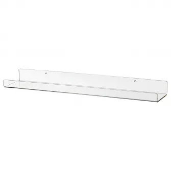 IKEA MELLÖSA Polita fotografii, transparent, 60 cm