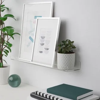 IKEA MELLÖSA Polita fotografii, transparent, 60 cm