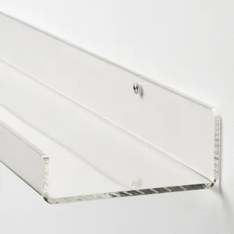 IKEA MELLÖSA Polita fotografii, transparent, 60 cm