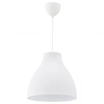 IKEA MELODI Lustra, alb, 38 cm