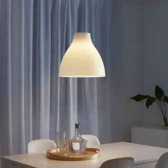 IKEA MELODI Lustra, alb, 38 cm