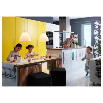 IKEA MELODI Lustra, alb, 38 cm