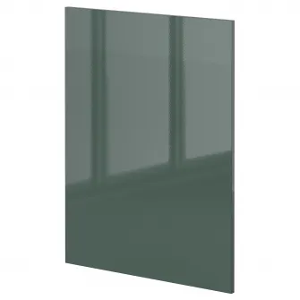 IKEA METOD 1 front masina spalat vase, Kallarp gri inchis-verde lucios, 60 cm
