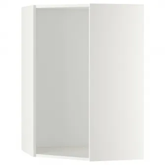 IKEA METOD Cadru corp suspendat colt, alb, 68x37x100 cm
