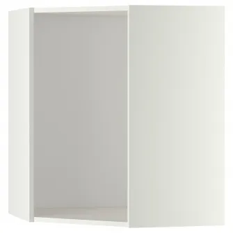 IKEA METOD Cadru corp suspendat colt, alb, 68x37x80 cm