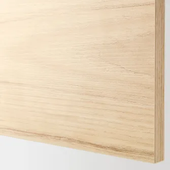 IKEA METOD Corp inalt frigider/congelator, alb/Askersund aspect frasin, 60x60x200 cm