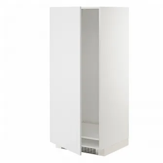 IKEA METOD Corp inalt frigider/congelator, alb/Stensund alb, 60x60x140 cm