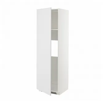 IKEA METOD Corp inalt frigider/congelator+usa, alb/Stensund alb, 60x60x200 cm