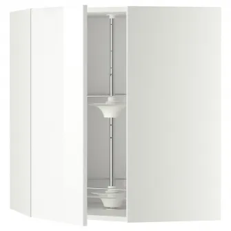 IKEA METOD Corp suspendat colt+carusel, alb/Ringhult alb, 68x80 cm