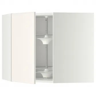 IKEA METOD Corp suspendat colt+carusel, alb/Veddinge alb, 68x60 cm