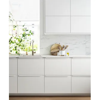 IKEA METOD Corp suspendat colt+carusel, alb/Veddinge alb, 68x60 cm