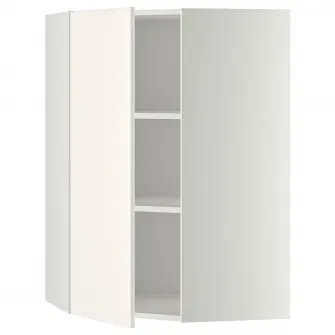 IKEA METOD Corp suspendat colt+polite, alb/Veddinge alb, 68x100 cm