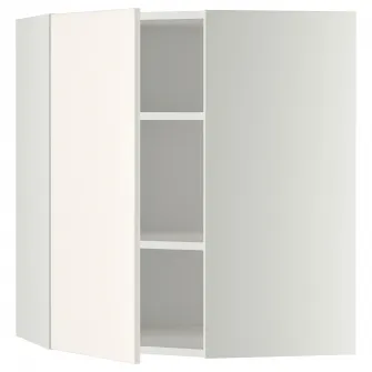 IKEA METOD Corp suspendat colt+polite, alb/Veddinge alb, 68x80 cm