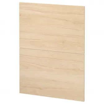 IKEA METOD Front masina de spalat vase, 2 buc., Askersund aspect frasin, 60 cm